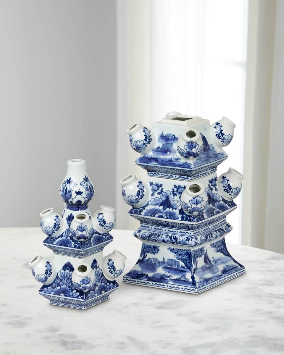 Imperial Ceramic Chinoiserie Tulip Vase